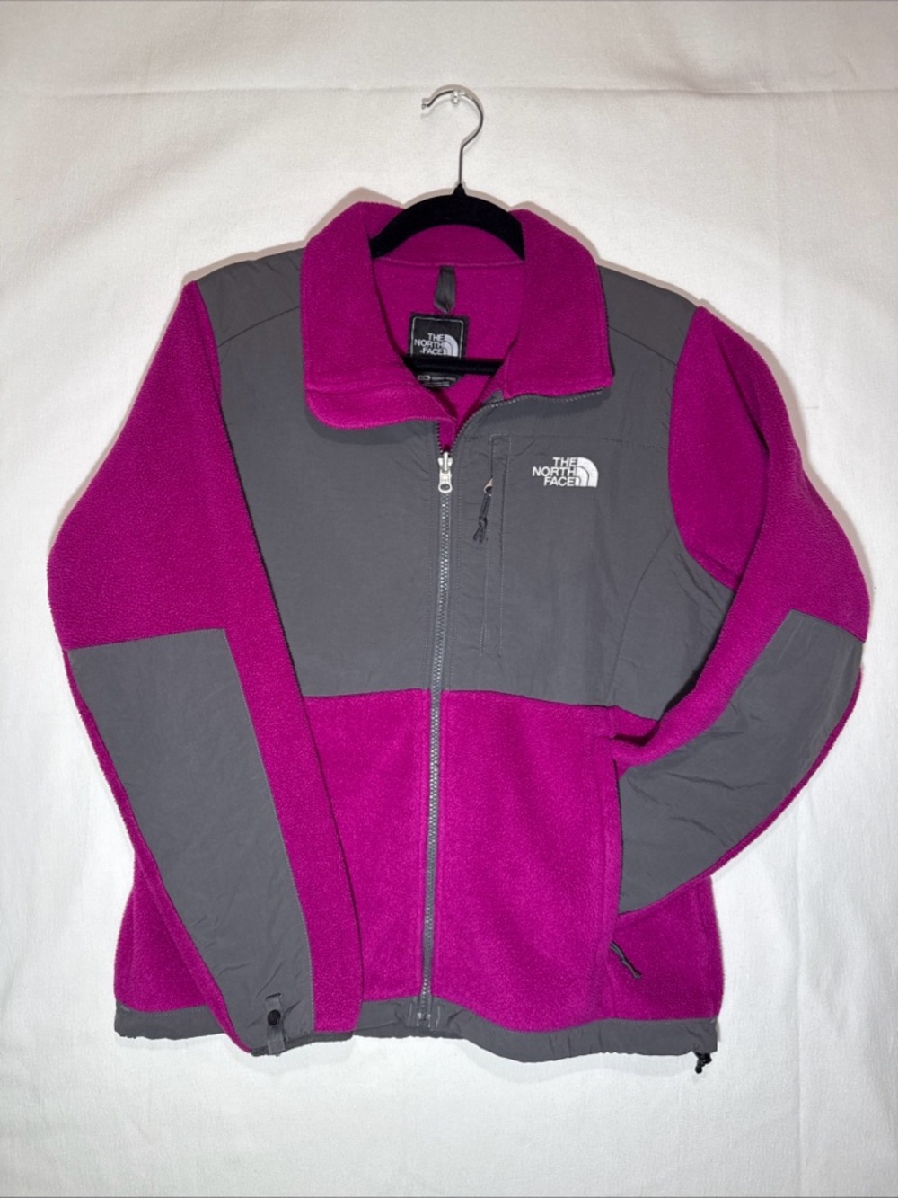Vintage The North Face Denali Jacket - Womens M - Pink Gray Fleece Gorpcore Snow
